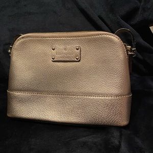 Gold Kate Spade crossbody
